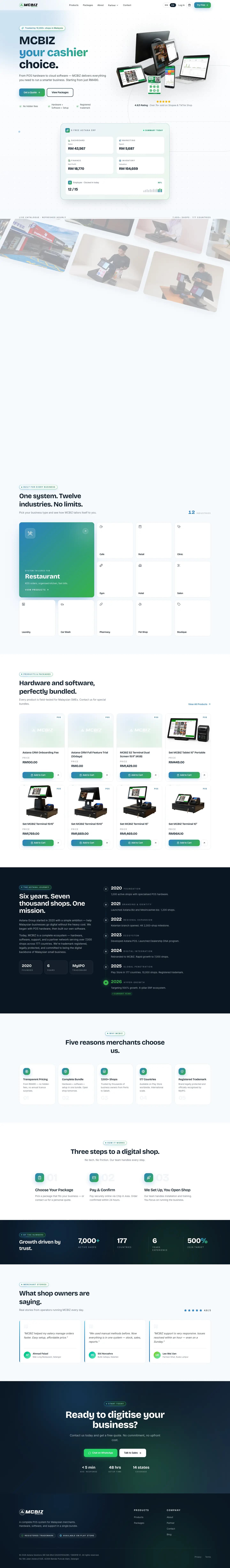 MCBIZ website